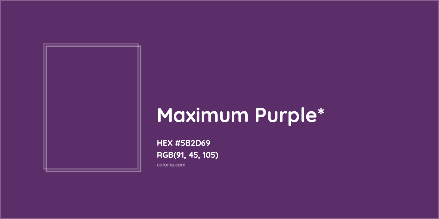 HEX #5B2D69 Color Name, Color Code, Palettes, Similar Paints, Images