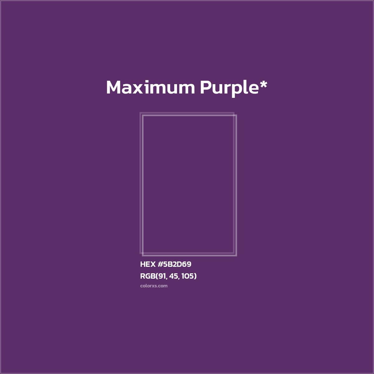HEX #5B2D69 Color Name, Color Code, Palettes, Similar Paints, Images