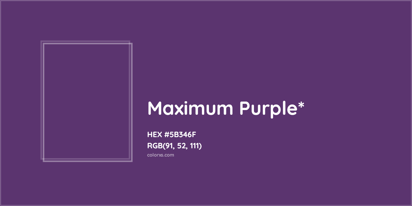 HEX #5B346F Color Name, Color Code, Palettes, Similar Paints, Images