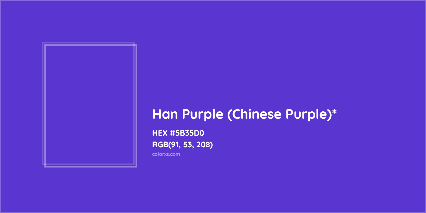 HEX #5B35D0 Color Name, Color Code, Palettes, Similar Paints, Images