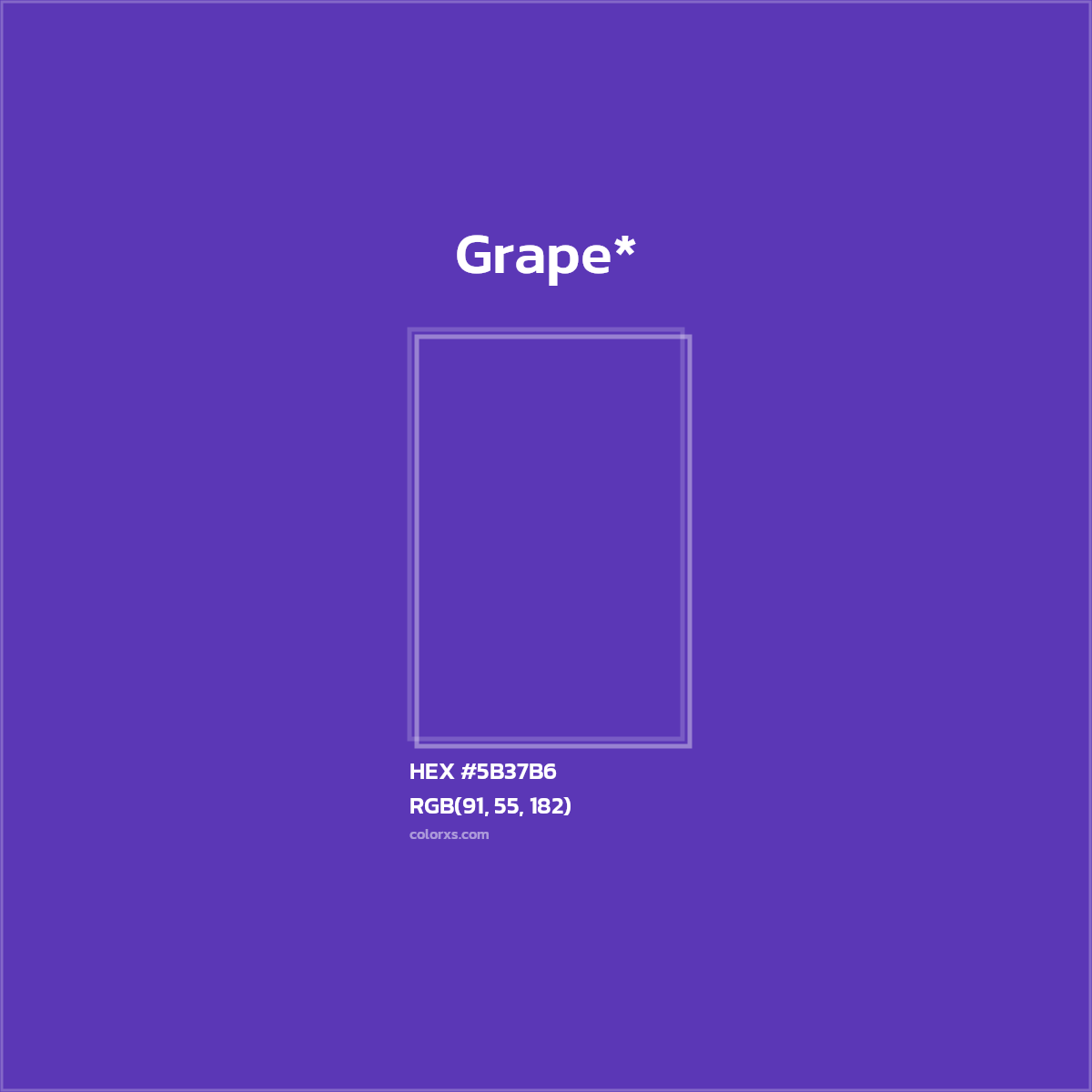 HEX #5B37B6 Color Name, Color Code, Palettes, Similar Paints, Images
