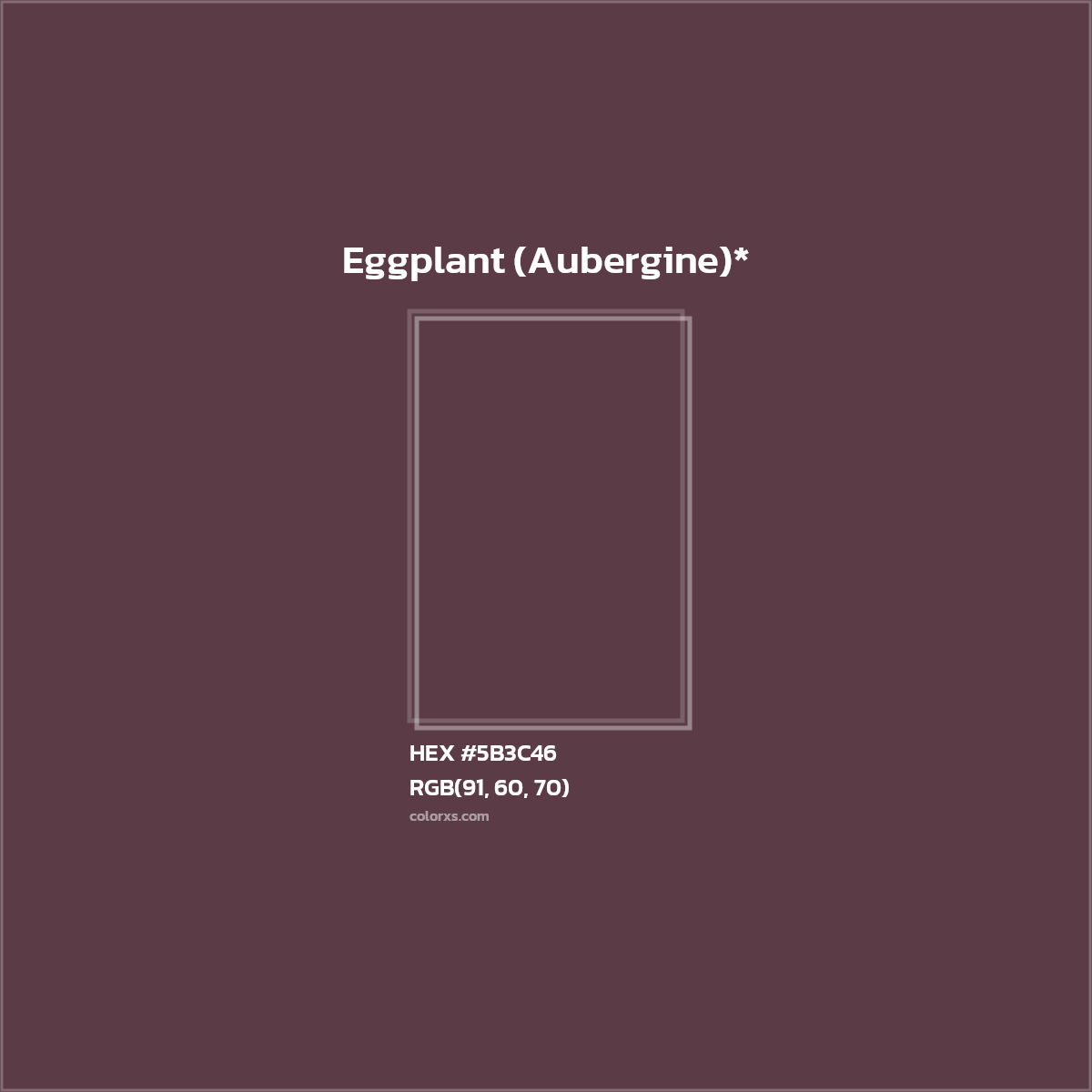 HEX #5B3C46 Color Name, Color Code, Palettes, Similar Paints, Images