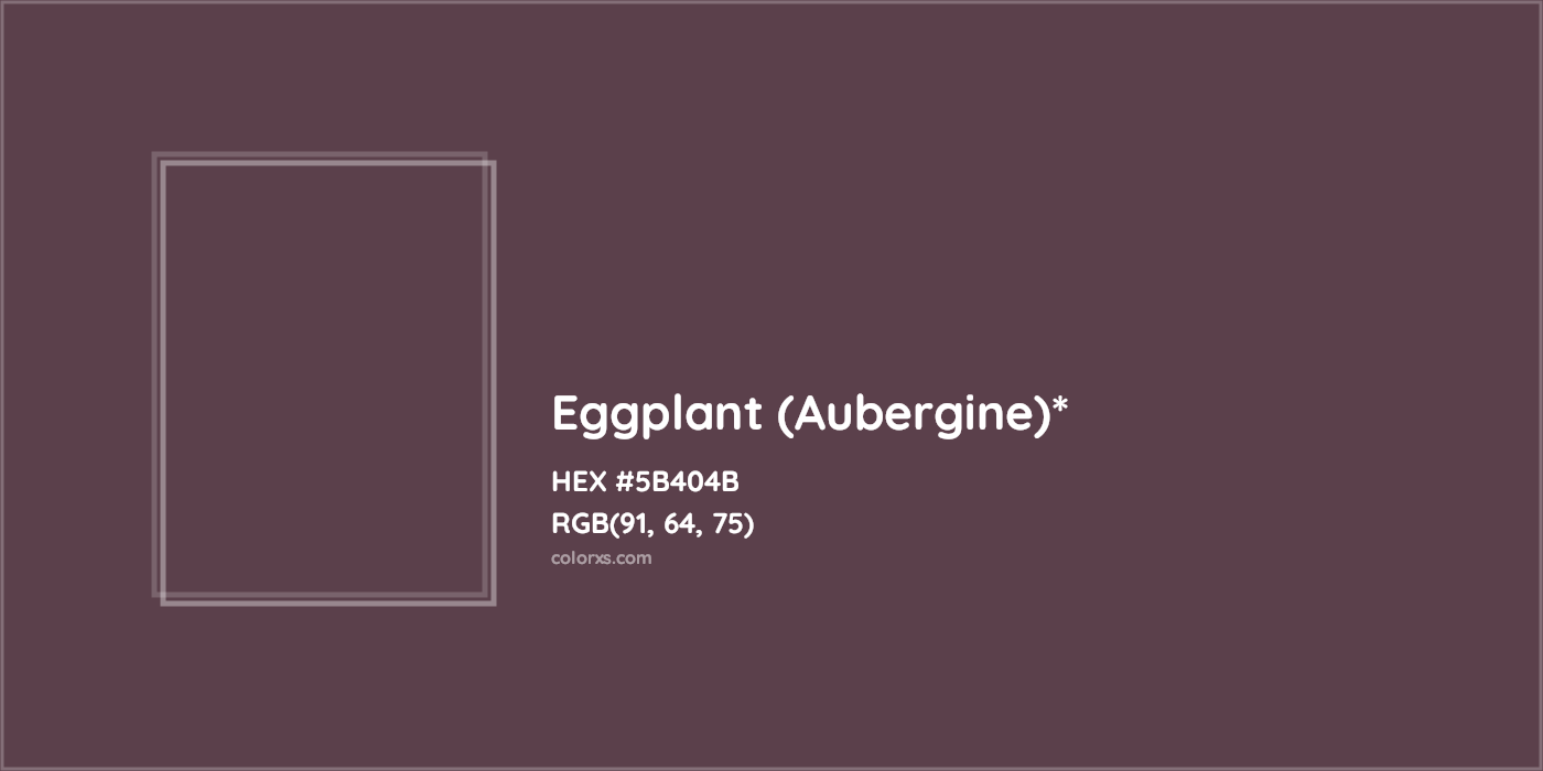 HEX #5B404B Color Name, Color Code, Palettes, Similar Paints, Images