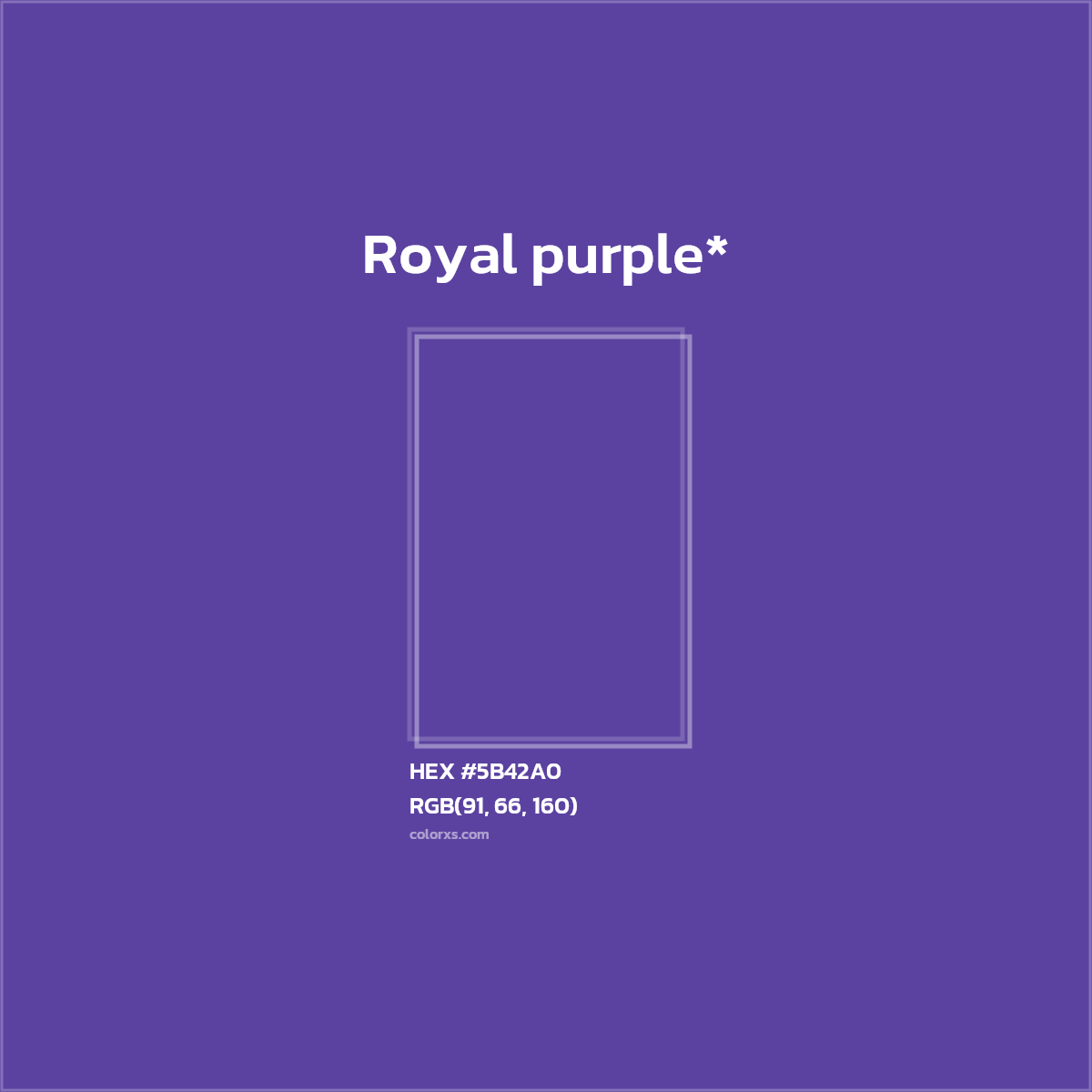 HEX #5B42A0 Color Name, Color Code, Palettes, Similar Paints, Images