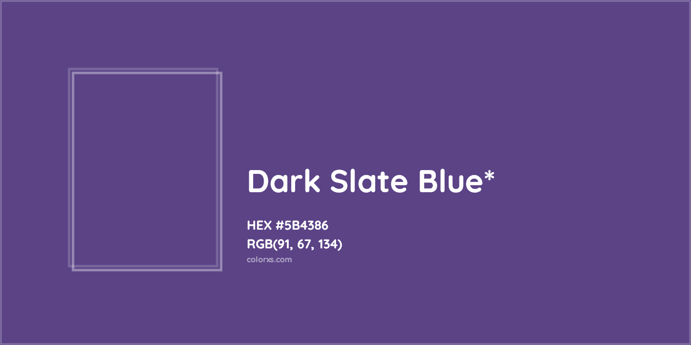 HEX #5B4386 Color Name, Color Code, Palettes, Similar Paints, Images