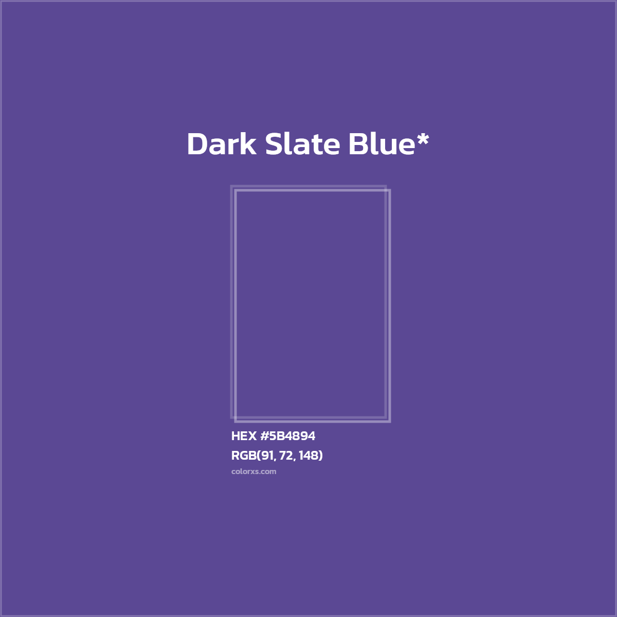 HEX #5B4894 Color Name, Color Code, Palettes, Similar Paints, Images