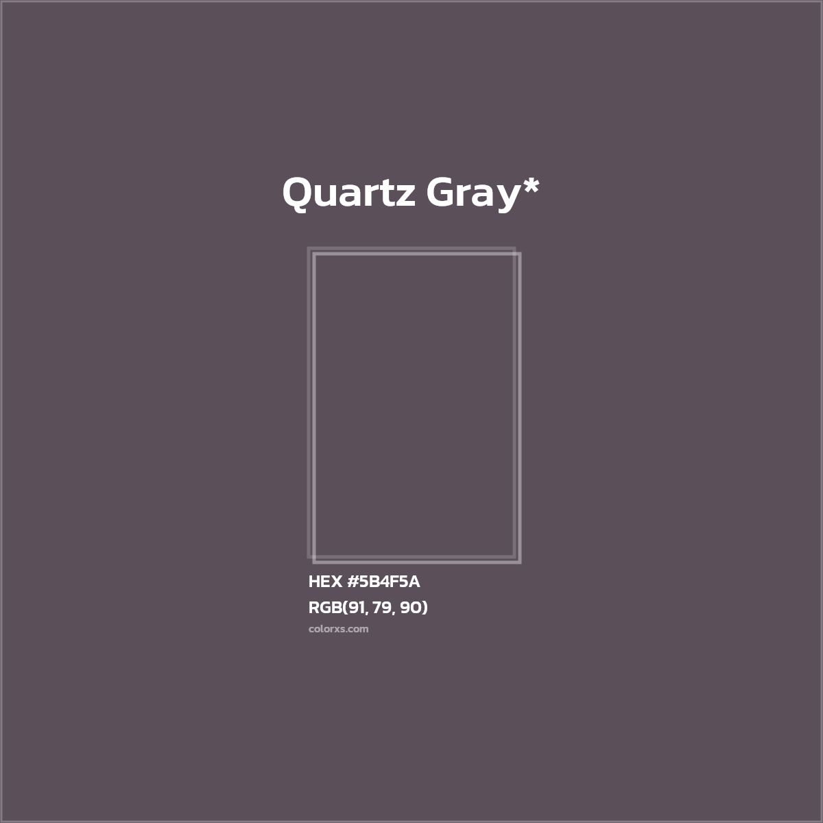 HEX #5B4F5A Color Name, Color Code, Palettes, Similar Paints, Images