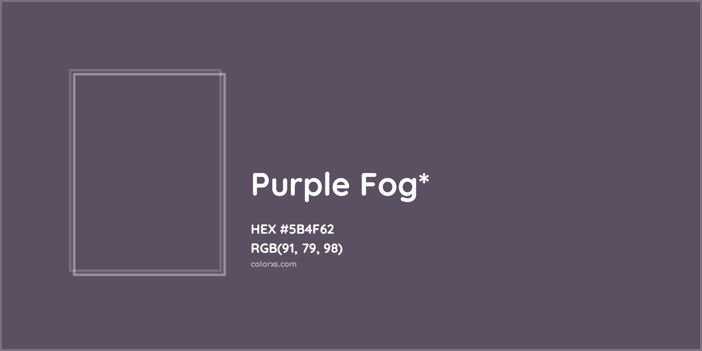 HEX #5B4F62 Color Name, Color Code, Palettes, Similar Paints, Images