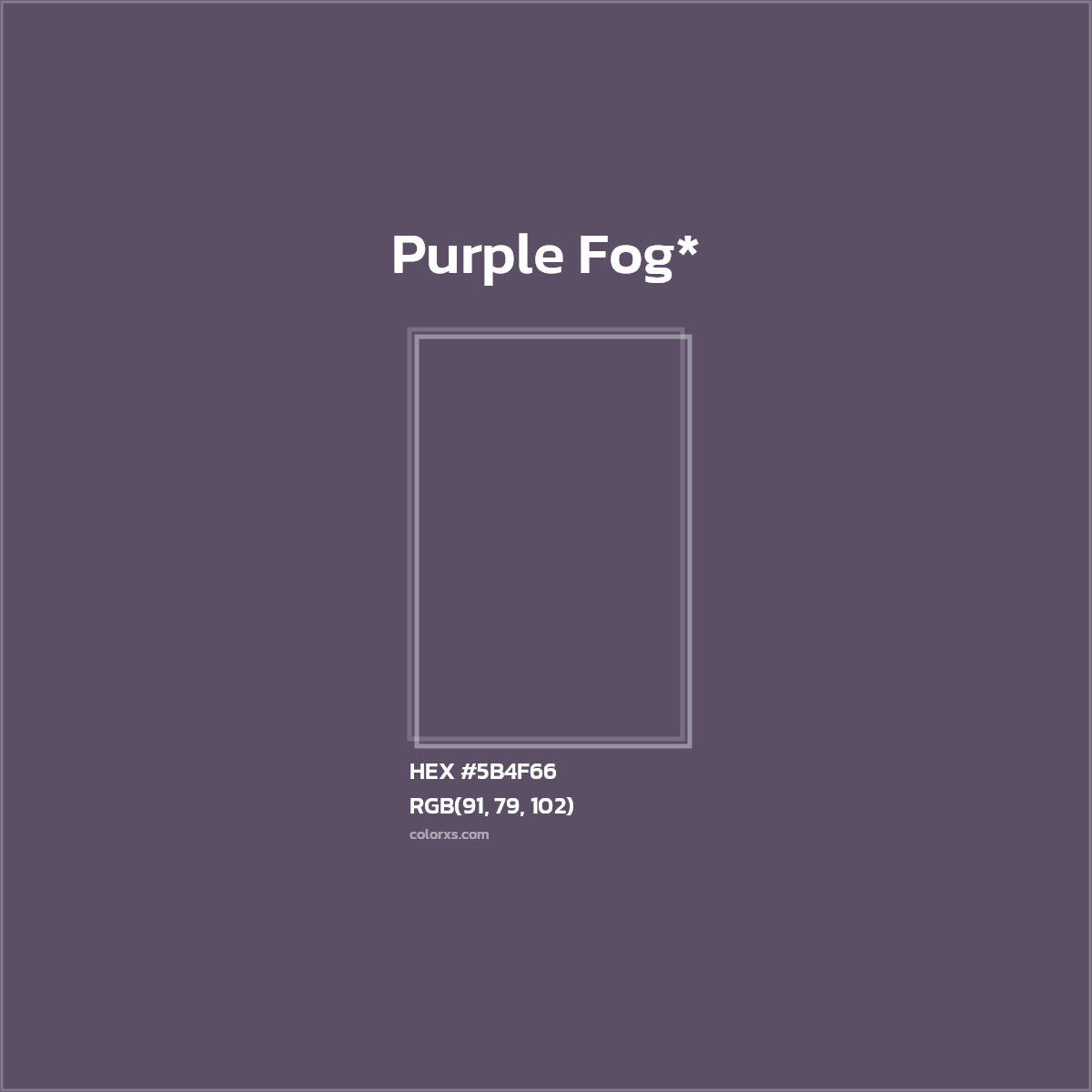 HEX #5B4F66 Color Name, Color Code, Palettes, Similar Paints, Images