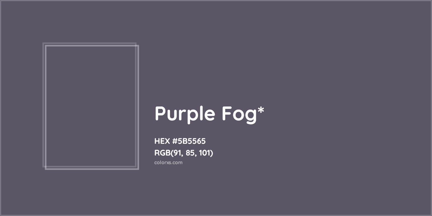 HEX #5B5565 Color Name, Color Code, Palettes, Similar Paints, Images