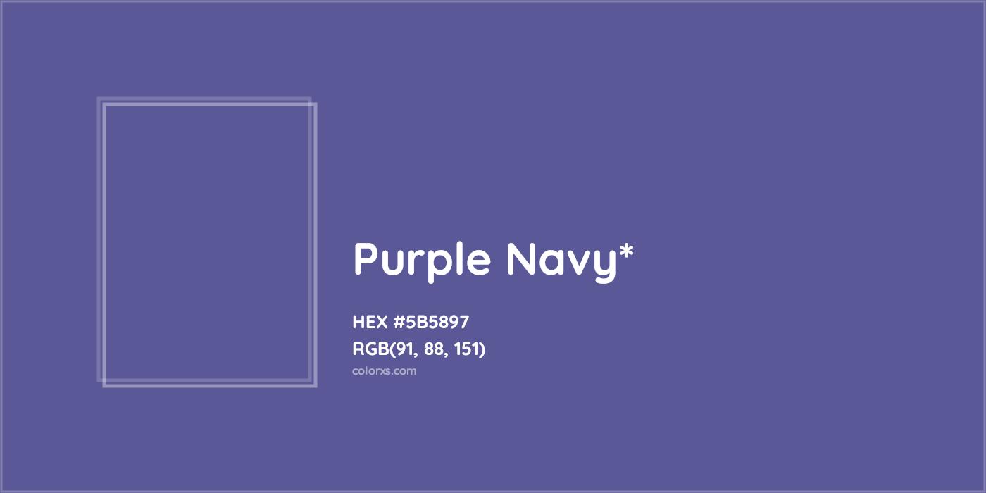 HEX #5B5897 Color Name, Color Code, Palettes, Similar Paints, Images