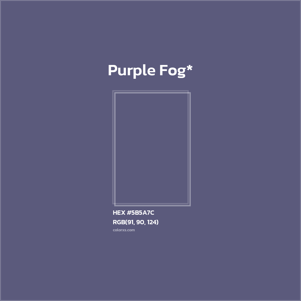 HEX #5B5A7C Color Name, Color Code, Palettes, Similar Paints, Images