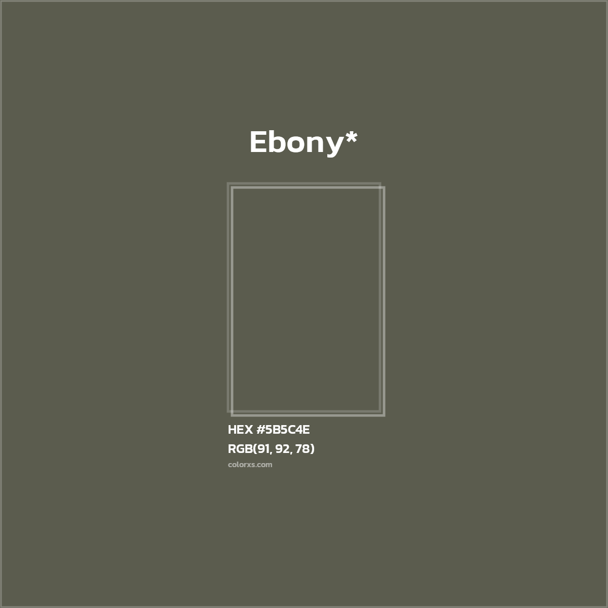 HEX #5B5C4E Color Name, Color Code, Palettes, Similar Paints, Images