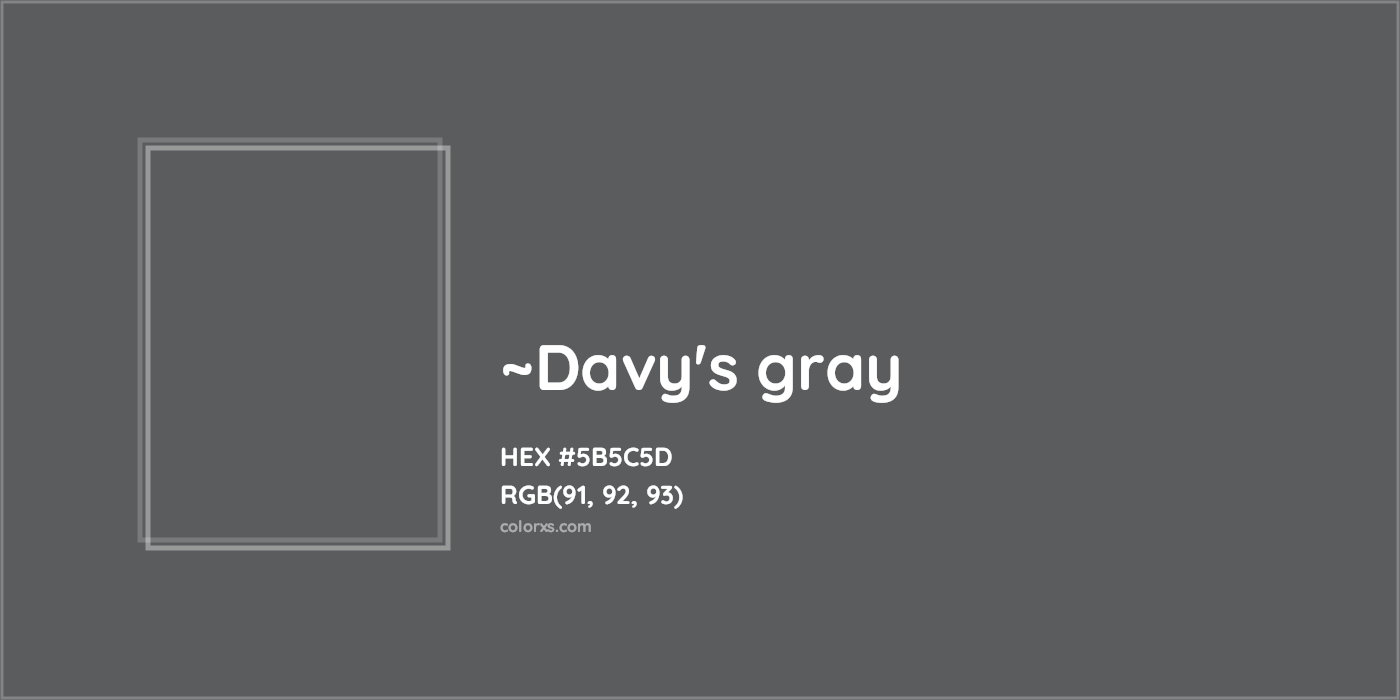 HEX #5B5C5D Color Name, Color Code, Palettes, Similar Paints, Images