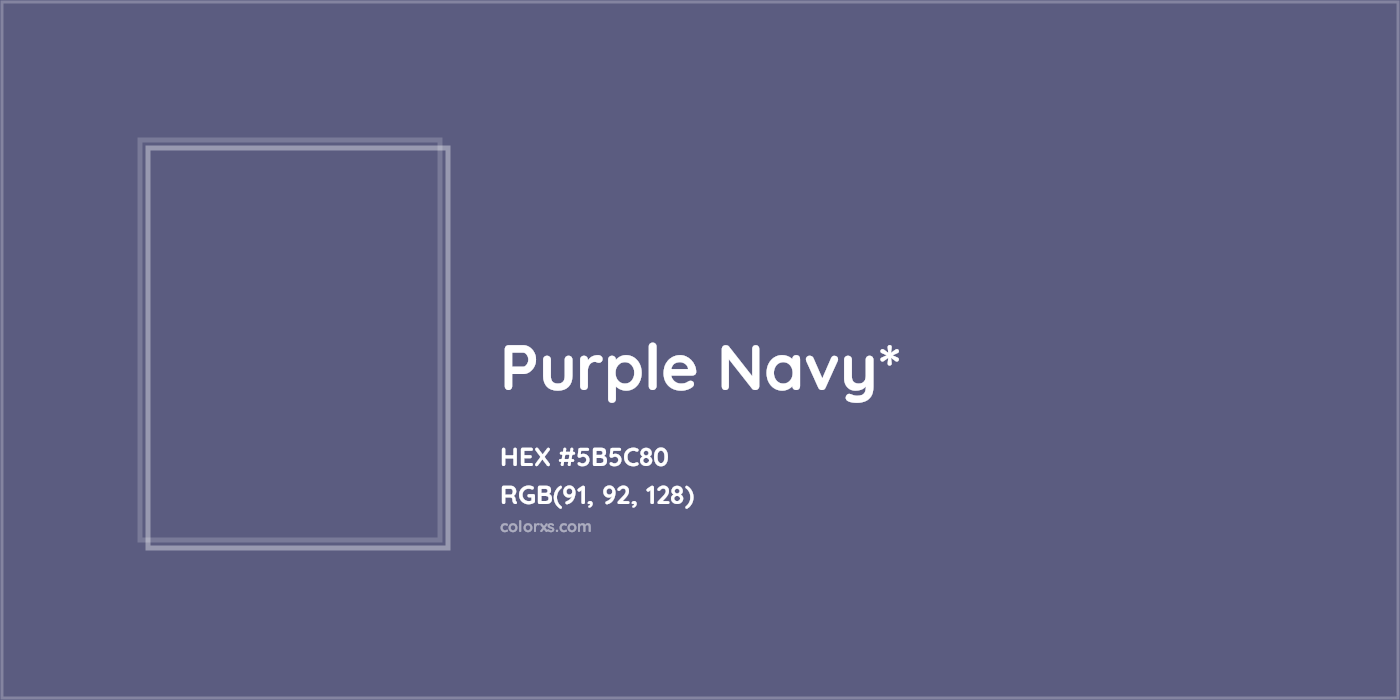 HEX #5B5C80 Color Name, Color Code, Palettes, Similar Paints, Images