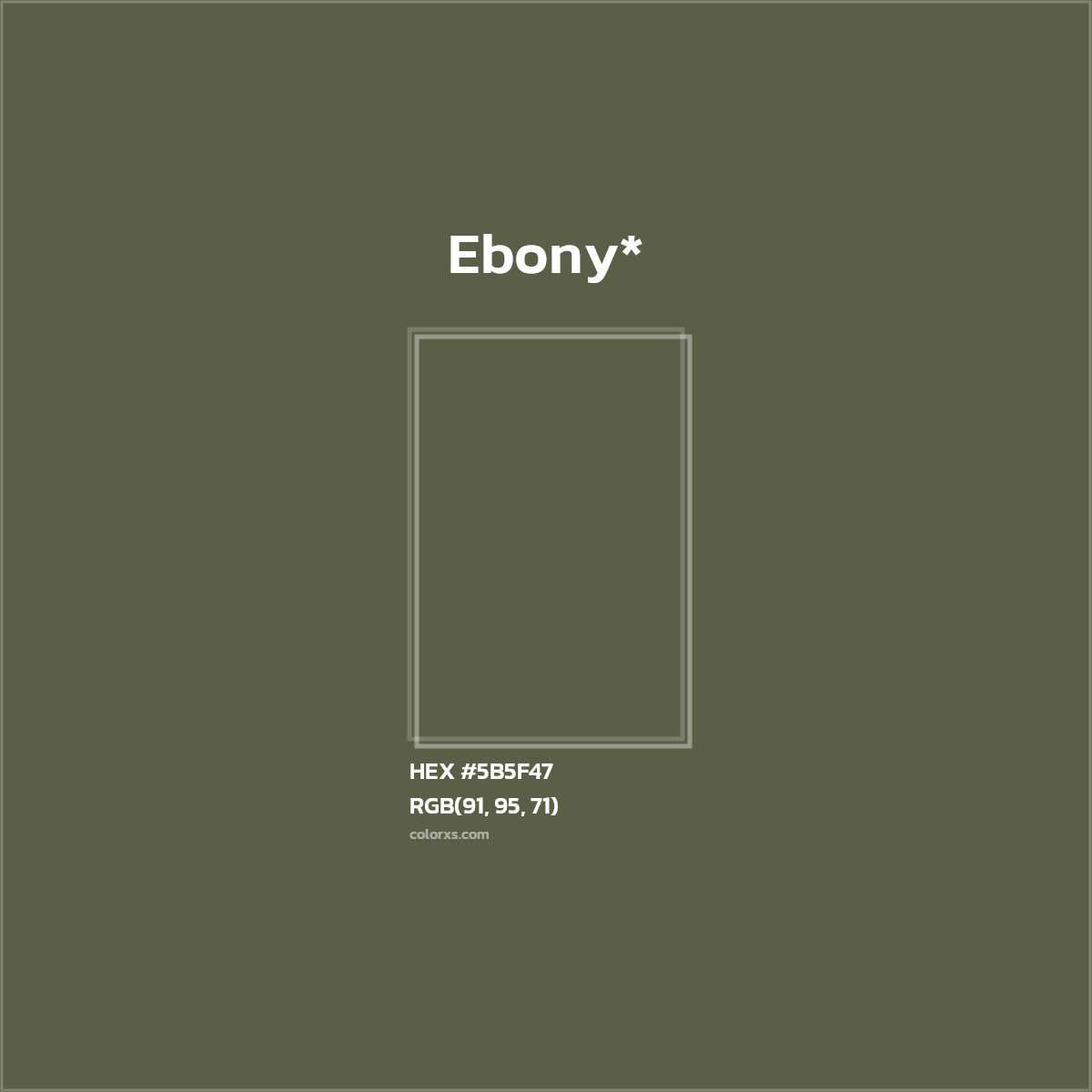 HEX #5B5F47 Color Name, Color Code, Palettes, Similar Paints, Images