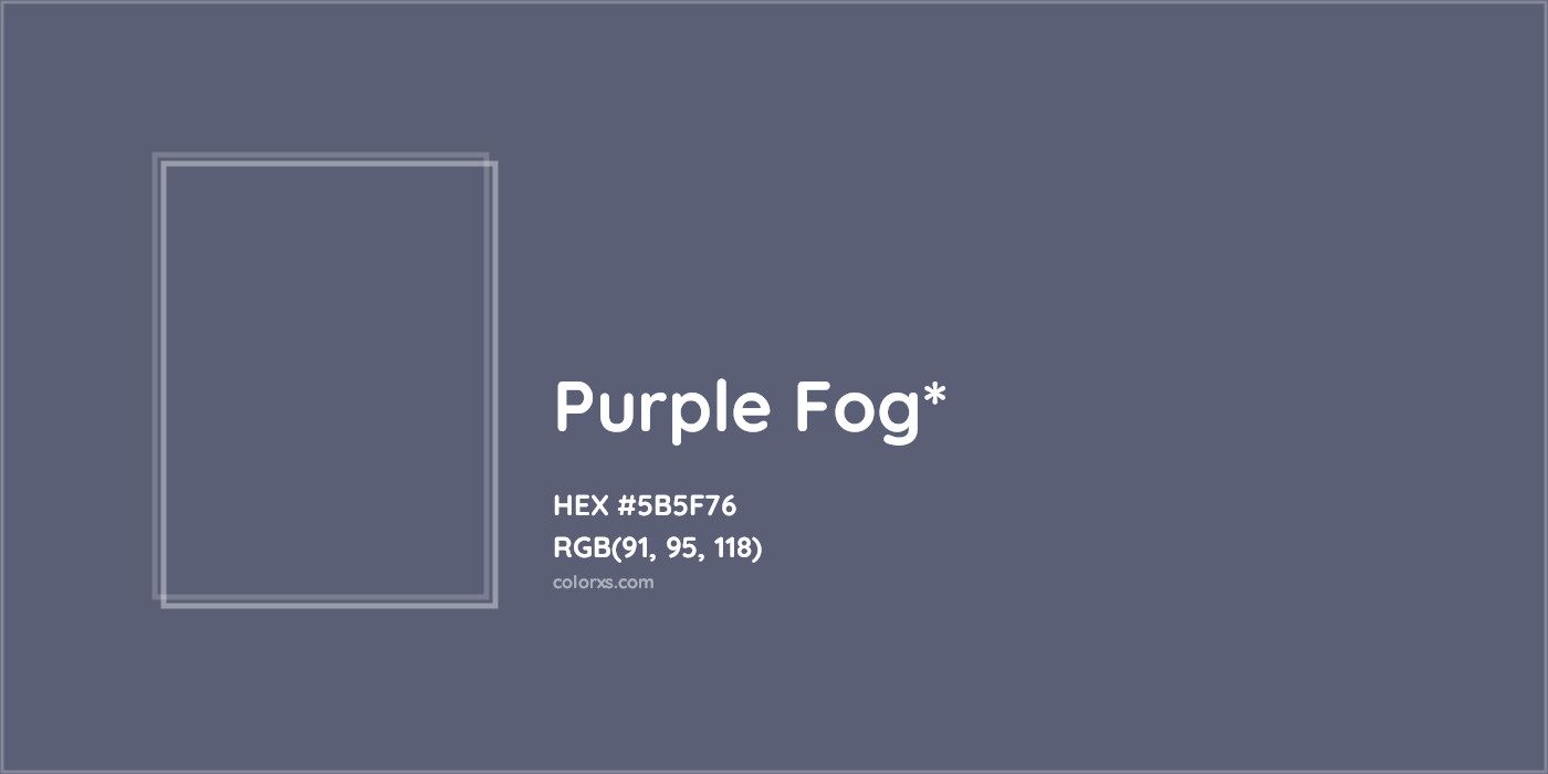 HEX #5B5F76 Color Name, Color Code, Palettes, Similar Paints, Images