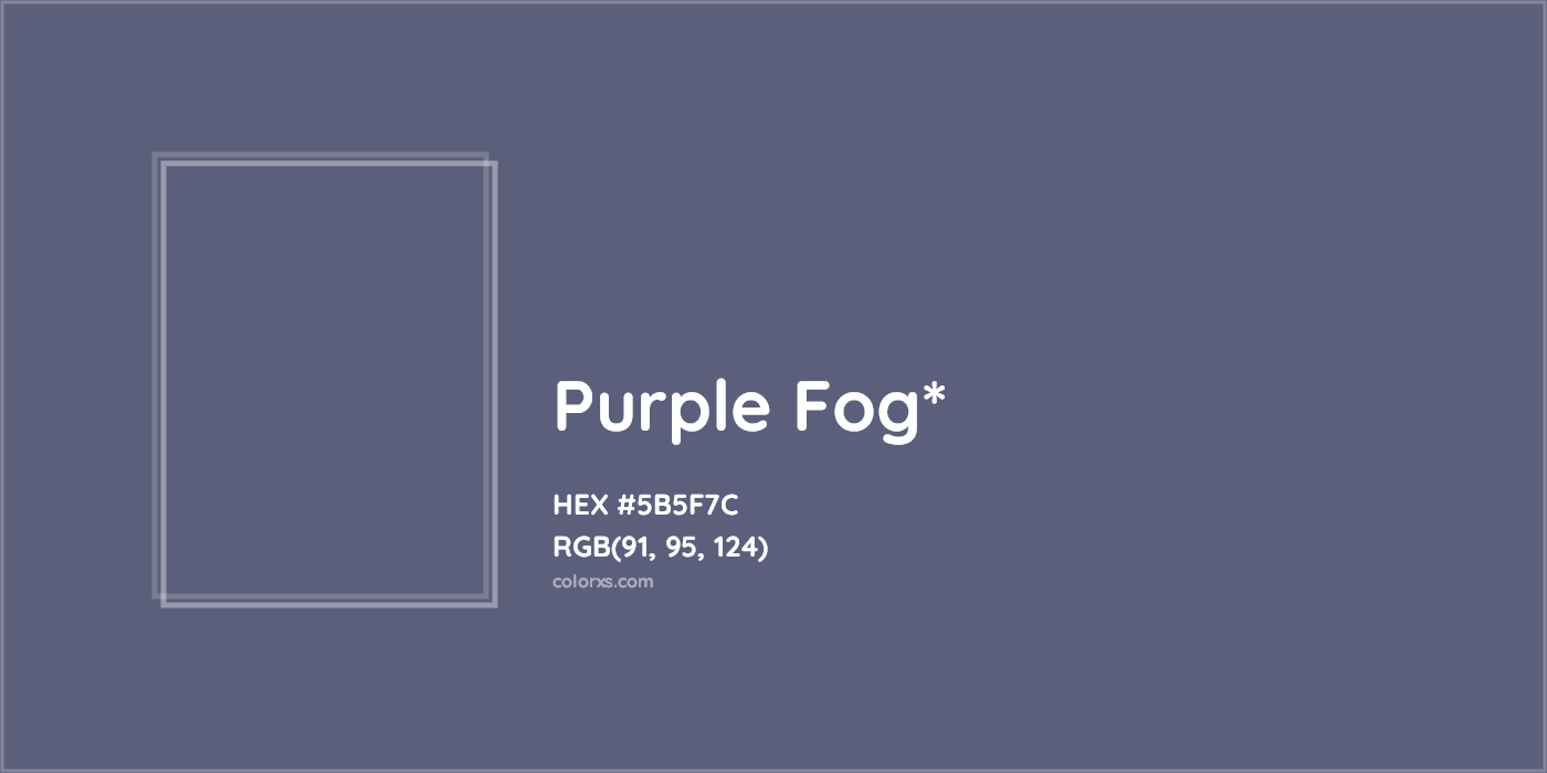 HEX #5B5F7C Color Name, Color Code, Palettes, Similar Paints, Images