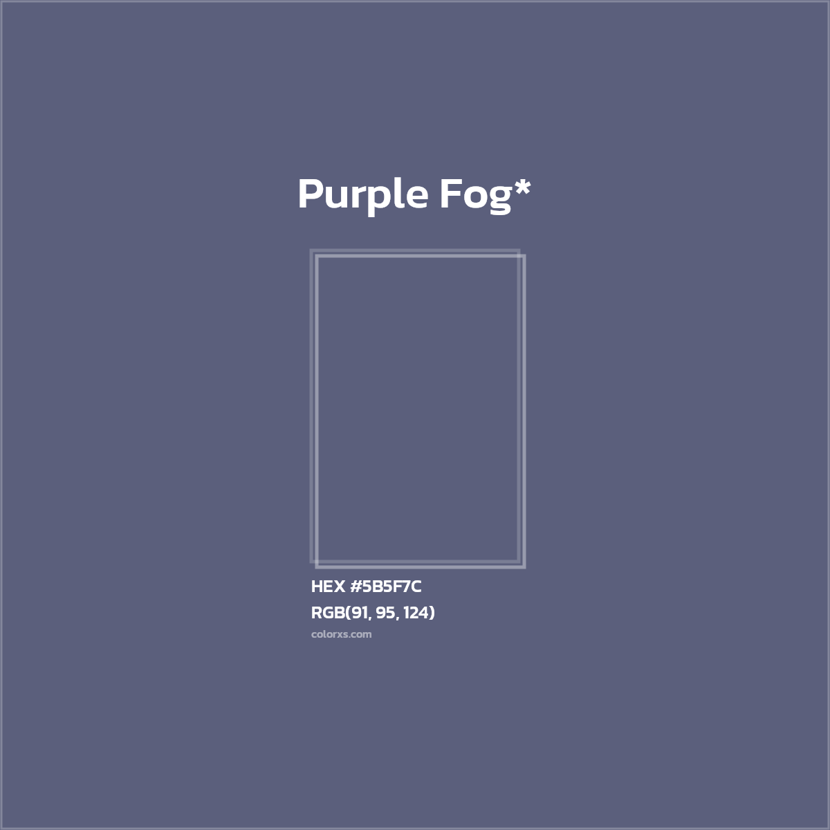 HEX #5B5F7C Color Name, Color Code, Palettes, Similar Paints, Images