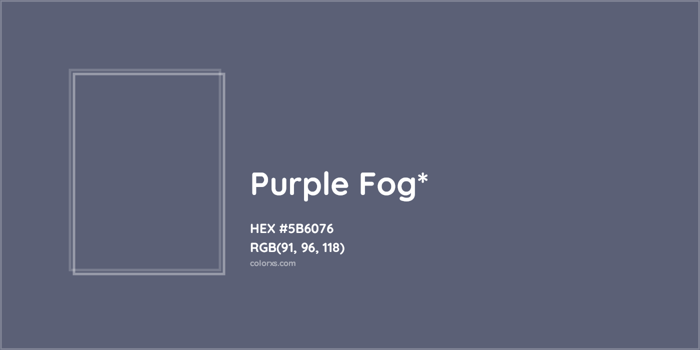 HEX #5B6076 Color Name, Color Code, Palettes, Similar Paints, Images