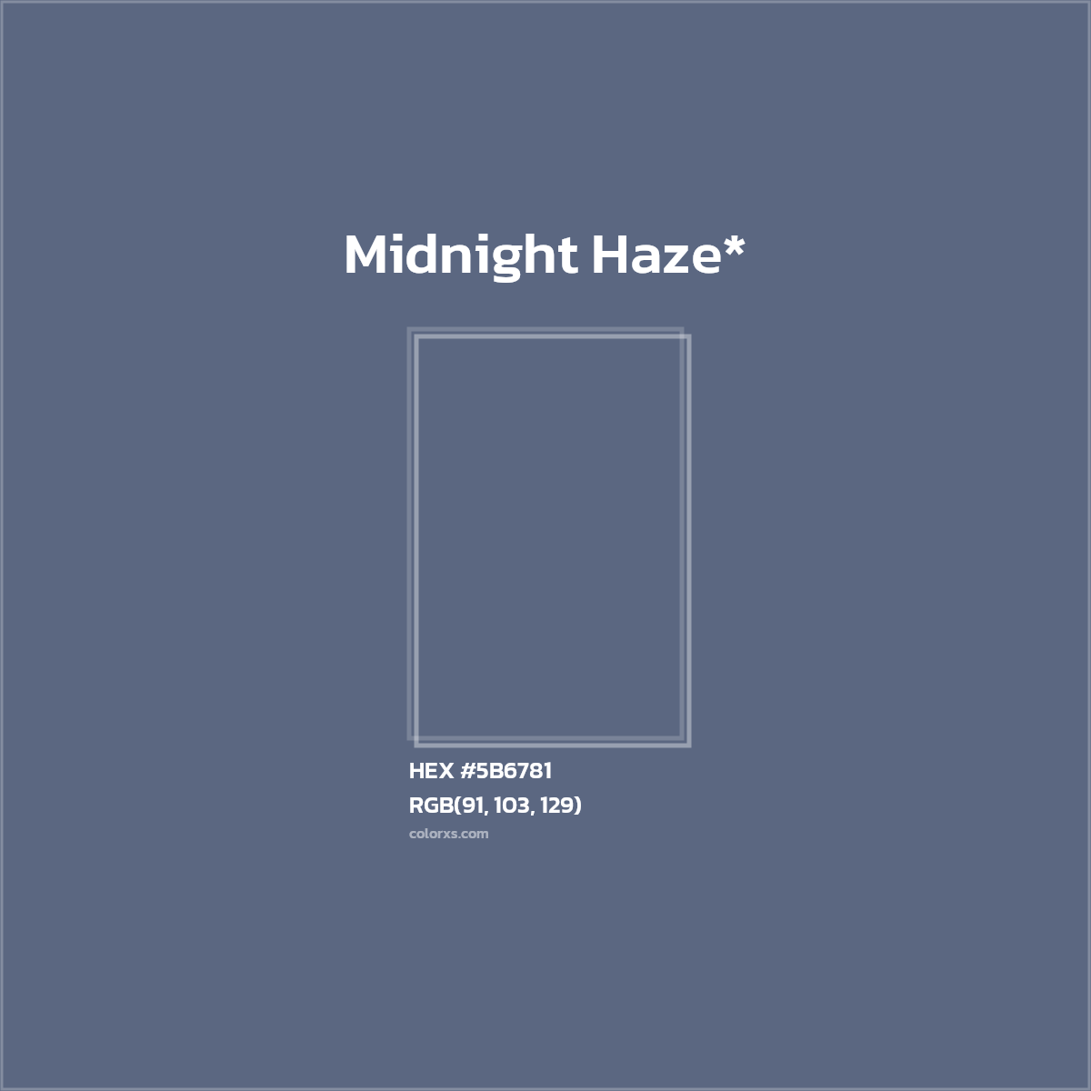 HEX #5B6781 Color Name, Color Code, Palettes, Similar Paints, Images