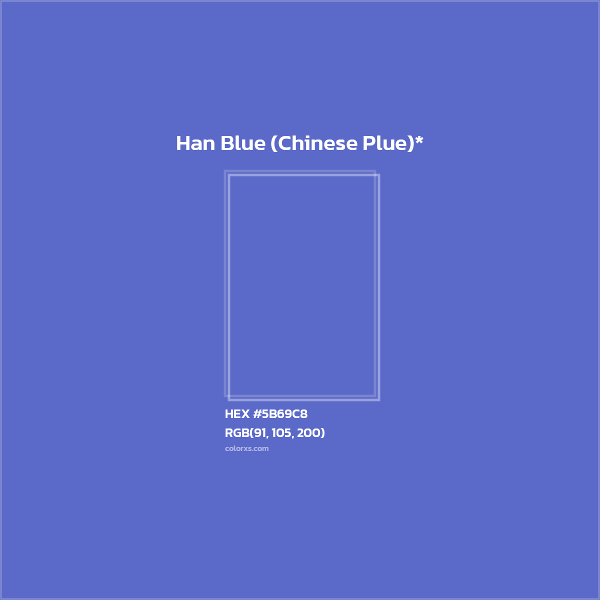 HEX #5B69C8 Color Name, Color Code, Palettes, Similar Paints, Images