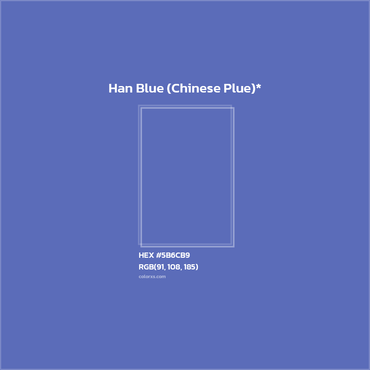 HEX #5B6CB9 Color Name, Color Code, Palettes, Similar Paints, Images