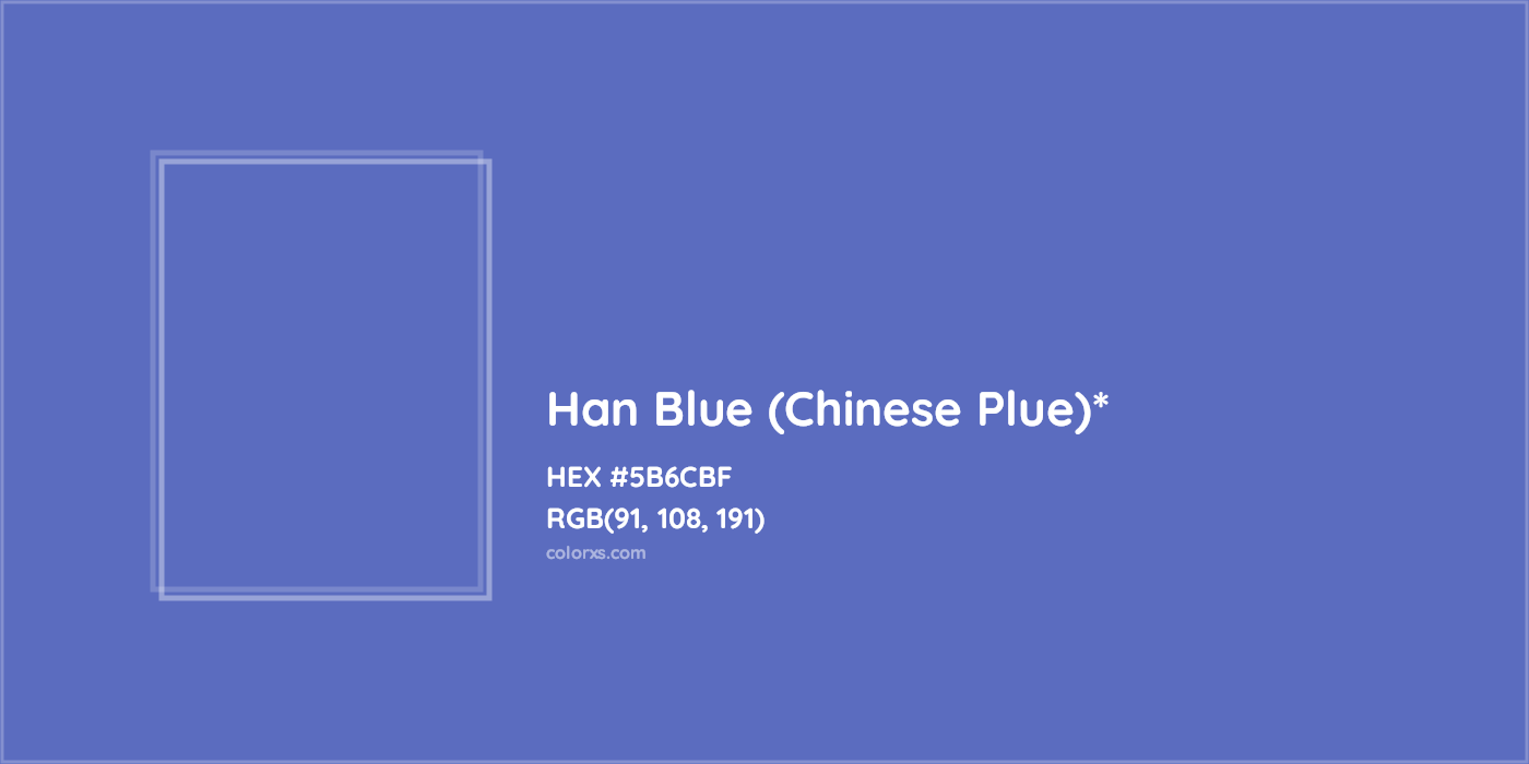 HEX #5B6CBF Color Name, Color Code, Palettes, Similar Paints, Images