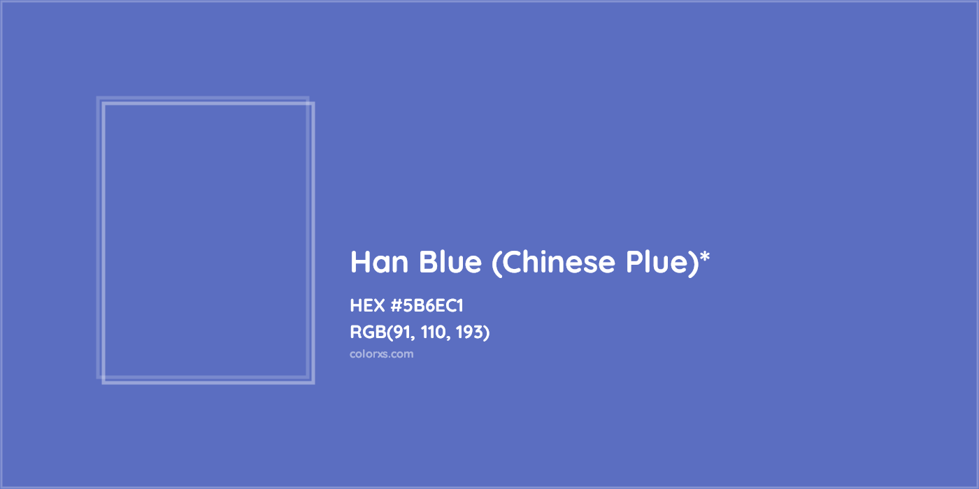 HEX #5B6EC1 Color Name, Color Code, Palettes, Similar Paints, Images