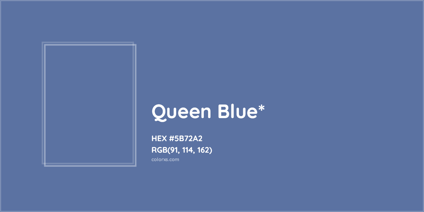 HEX #5B72A2 Color Name, Color Code, Palettes, Similar Paints, Images