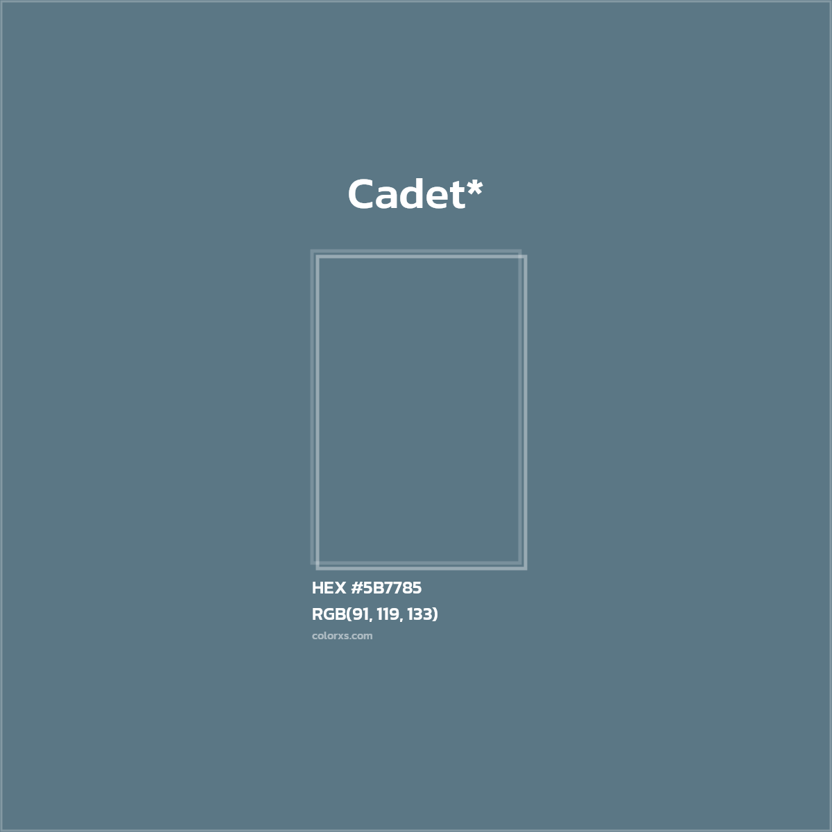 HEX #5B7785 Color Name, Color Code, Palettes, Similar Paints, Images