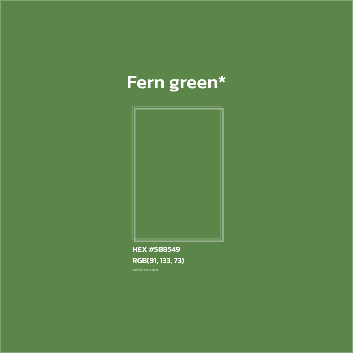 HEX #5B8549 Color Name, Color Code, Palettes, Similar Paints, Images