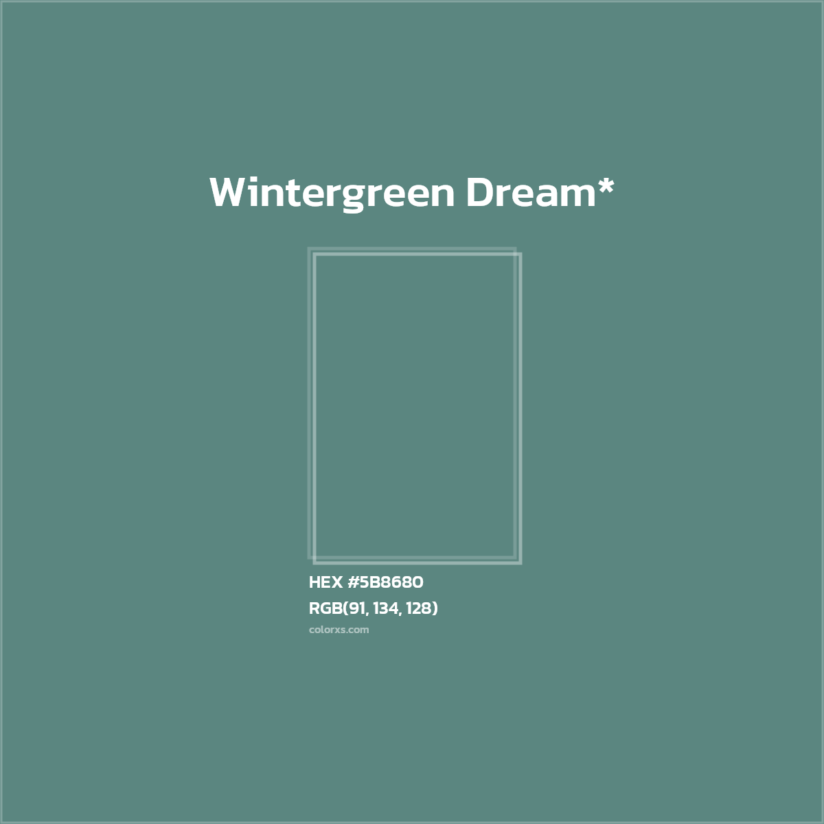 HEX #5B8680 Color Name, Color Code, Palettes, Similar Paints, Images