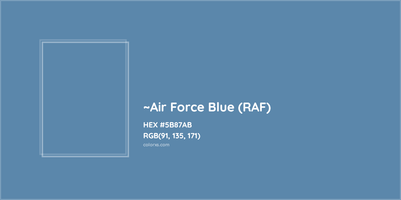 HEX #5B87AB Color Name, Color Code, Palettes, Similar Paints, Images