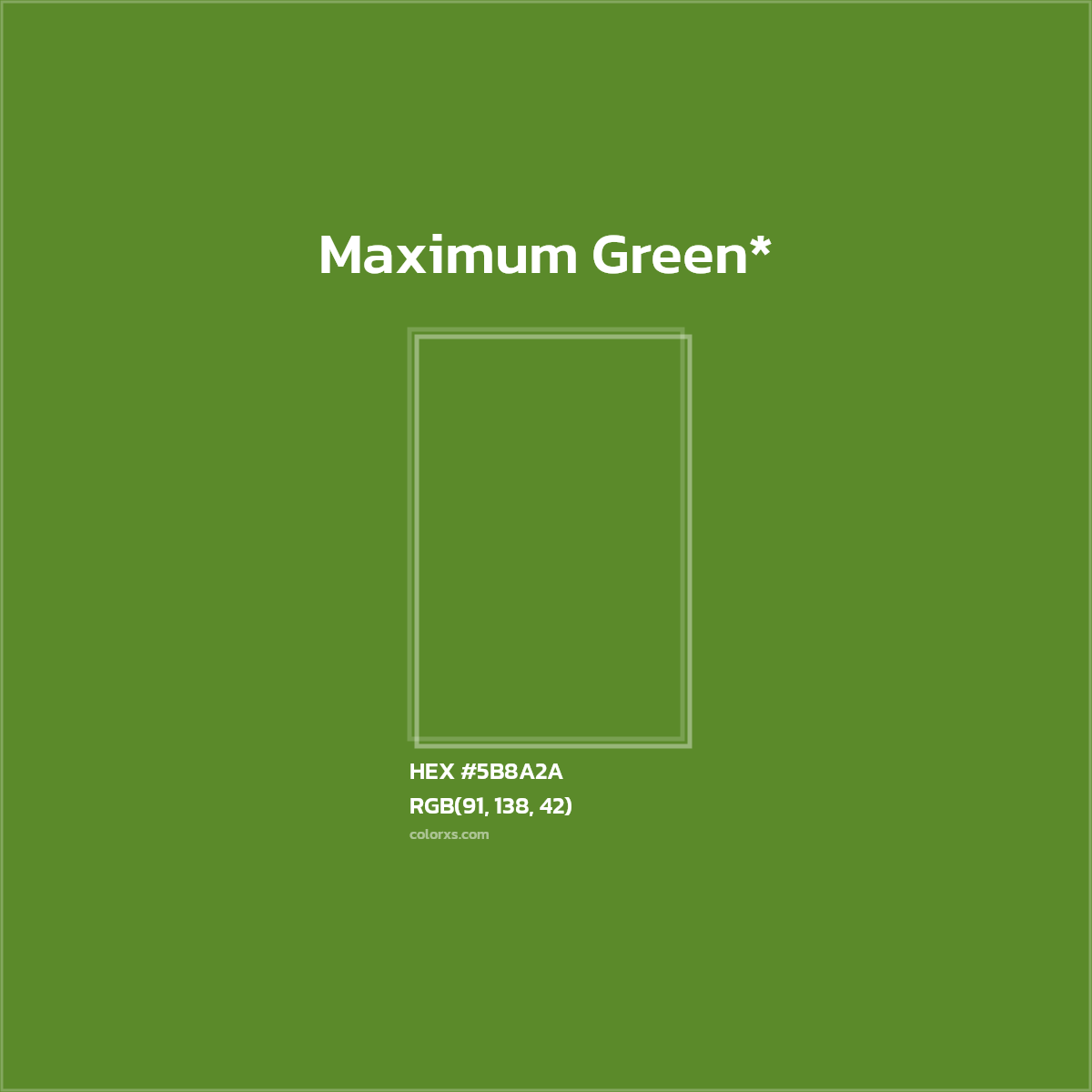 HEX #5B8A2A Color Name, Color Code, Palettes, Similar Paints, Images