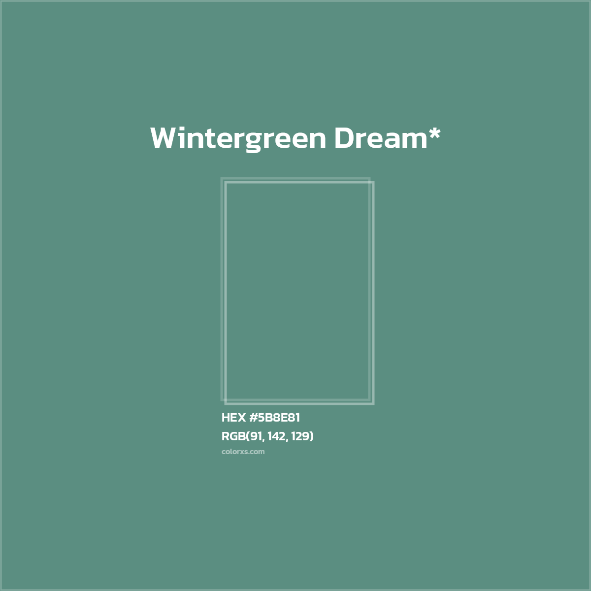 HEX #5B8E81 Color Name, Color Code, Palettes, Similar Paints, Images