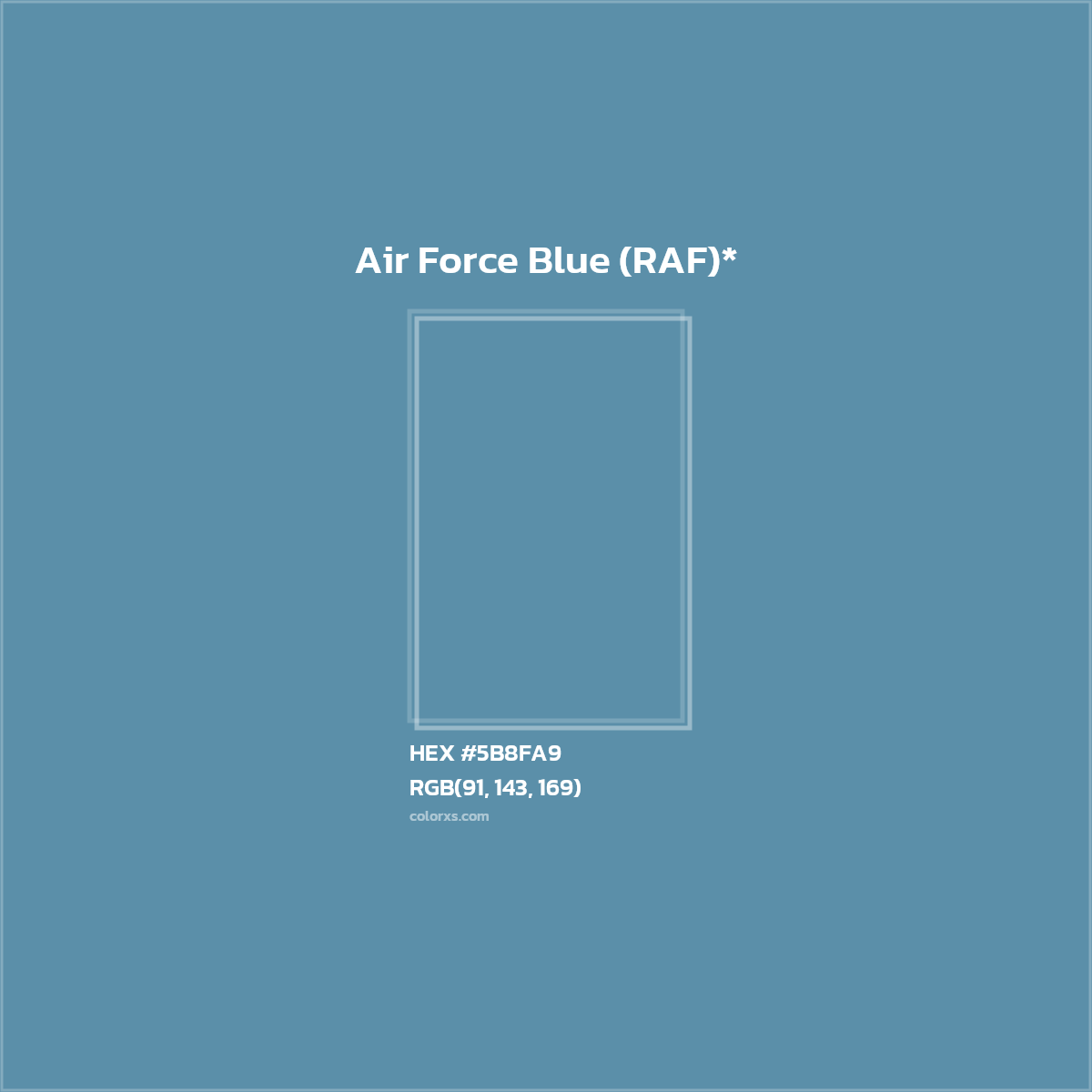 HEX #5B8FA9 Color Name, Color Code, Palettes, Similar Paints, Images