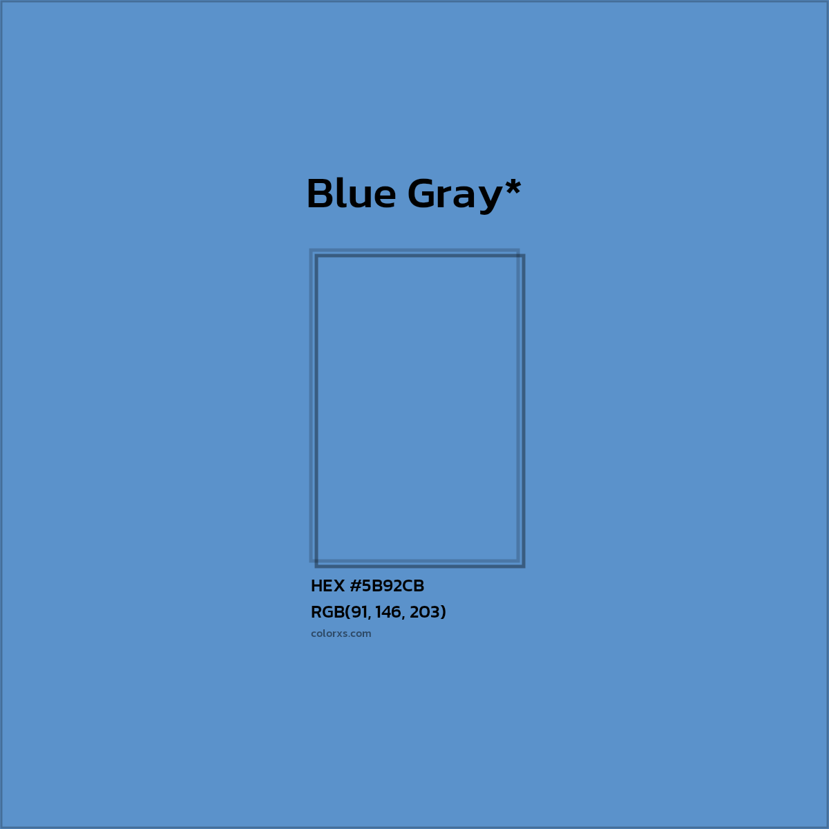 HEX #5B92CB Color Name, Color Code, Palettes, Similar Paints, Images