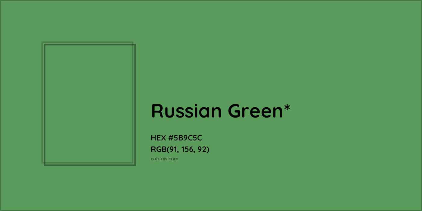HEX #5B9C5C Color Name, Color Code, Palettes, Similar Paints, Images