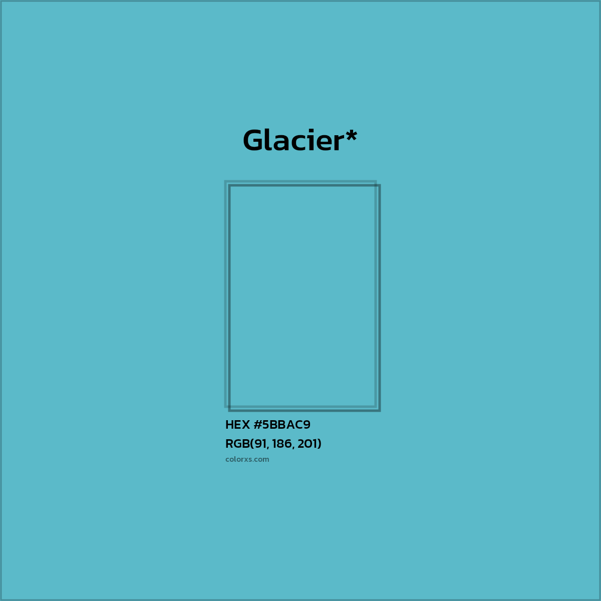 HEX #5BBAC9 Color Name, Color Code, Palettes, Similar Paints, Images