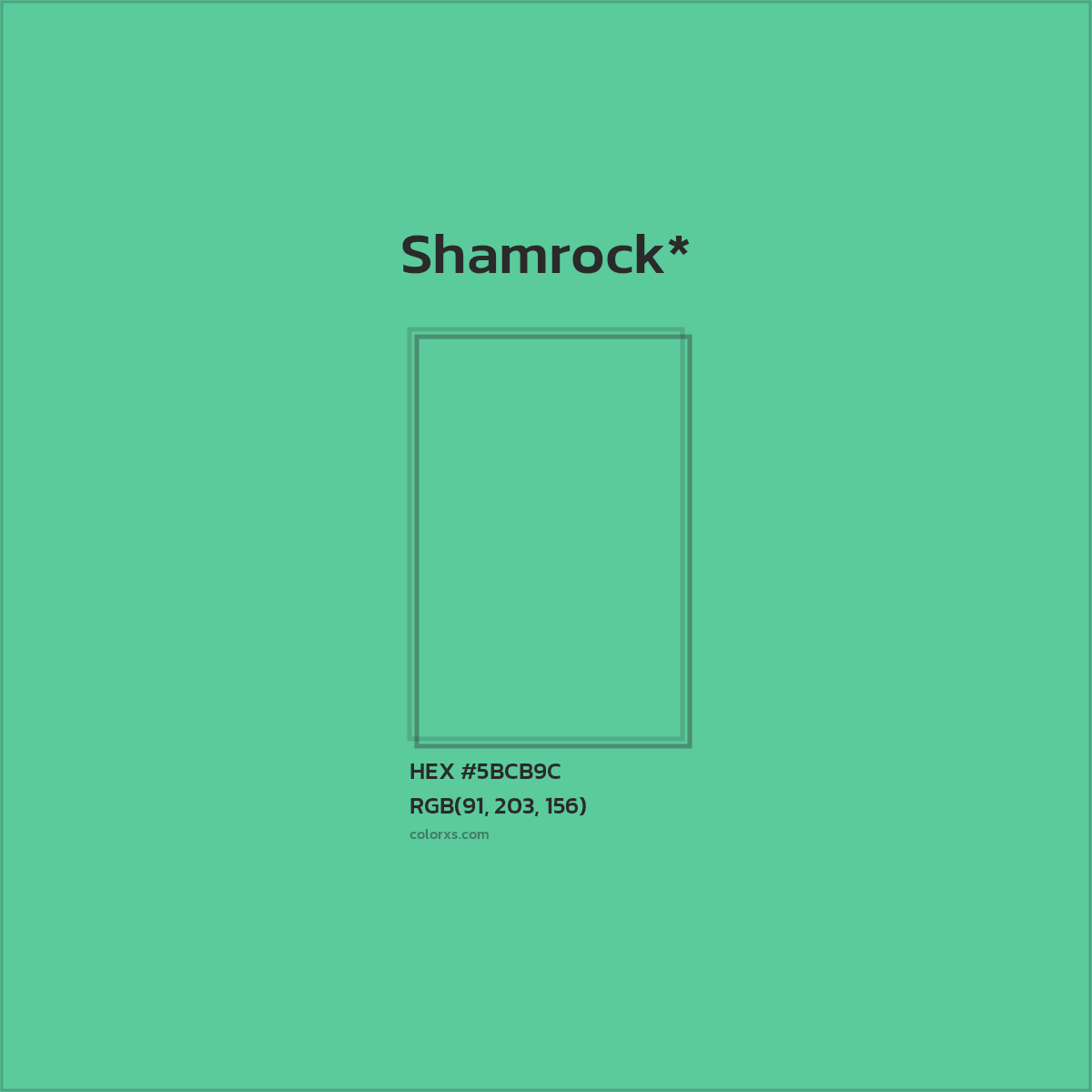 HEX #5BCB9C Color Name, Color Code, Palettes, Similar Paints, Images