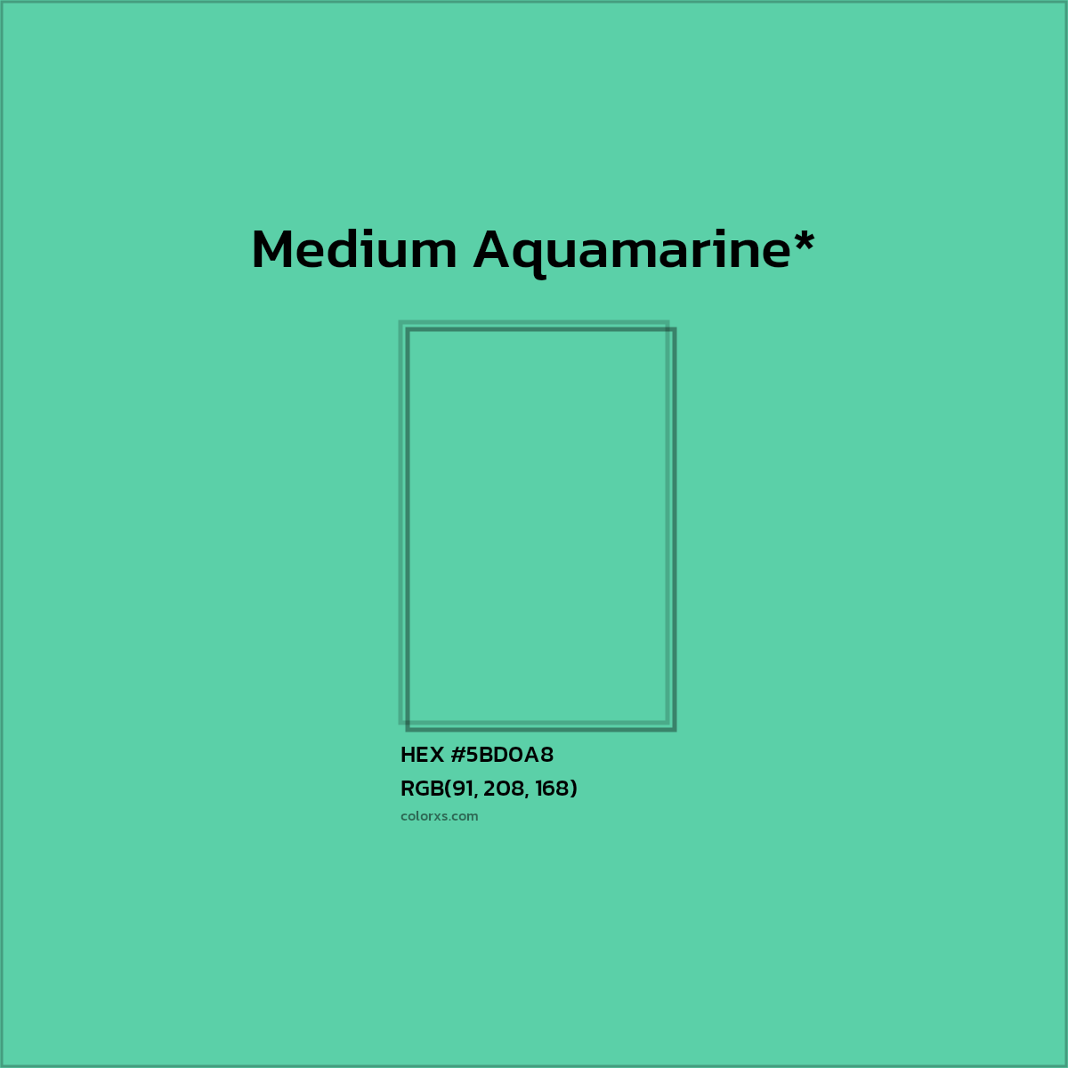 HEX #5BD0A8 Color Name, Color Code, Palettes, Similar Paints, Images