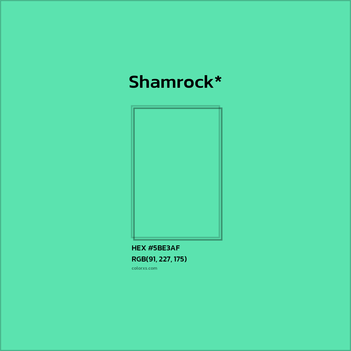 HEX #5BE3AF Color Name, Color Code, Palettes, Similar Paints, Images