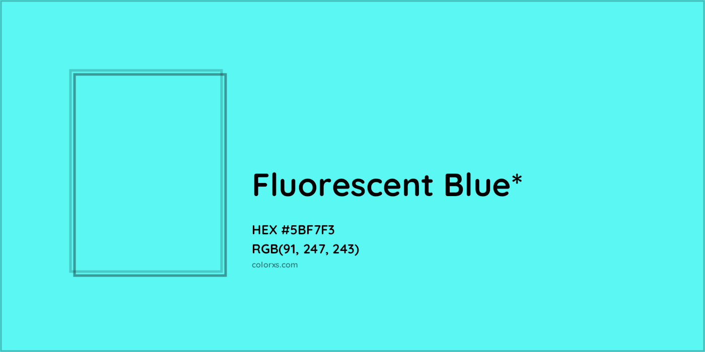 HEX #5BF7F3 Color Name, Color Code, Palettes, Similar Paints, Images