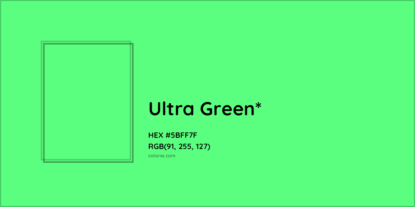 HEX #5BFF7F Color Name, Color Code, Palettes, Similar Paints, Images