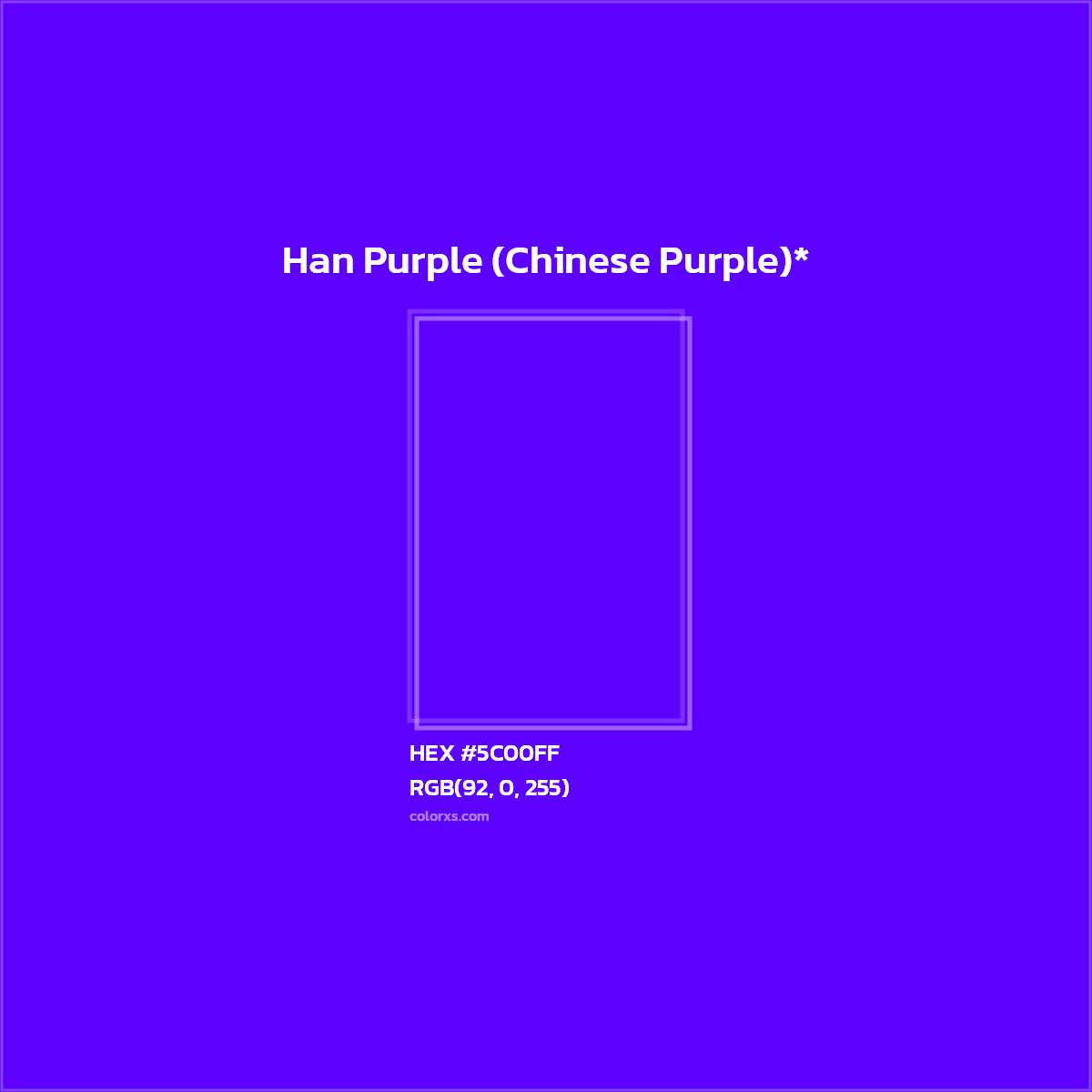 HEX #5C00FF Color Name, Color Code, Palettes, Similar Paints, Images