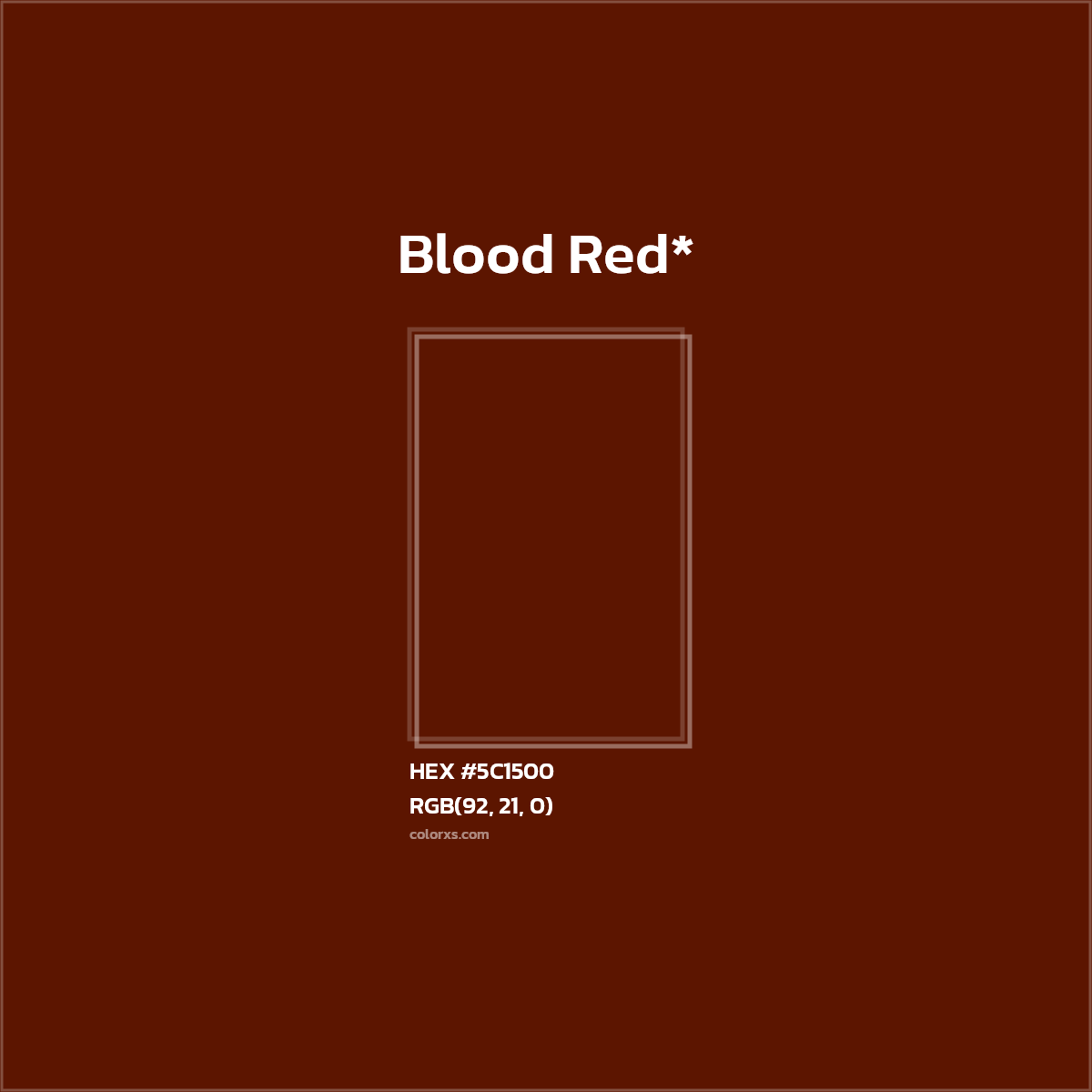 HEX #5C1500 Color Name, Color Code, Palettes, Similar Paints, Images