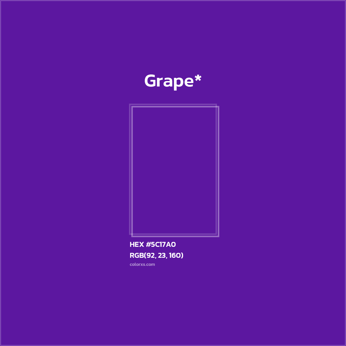 HEX #5C17A0 Color Name, Color Code, Palettes, Similar Paints, Images