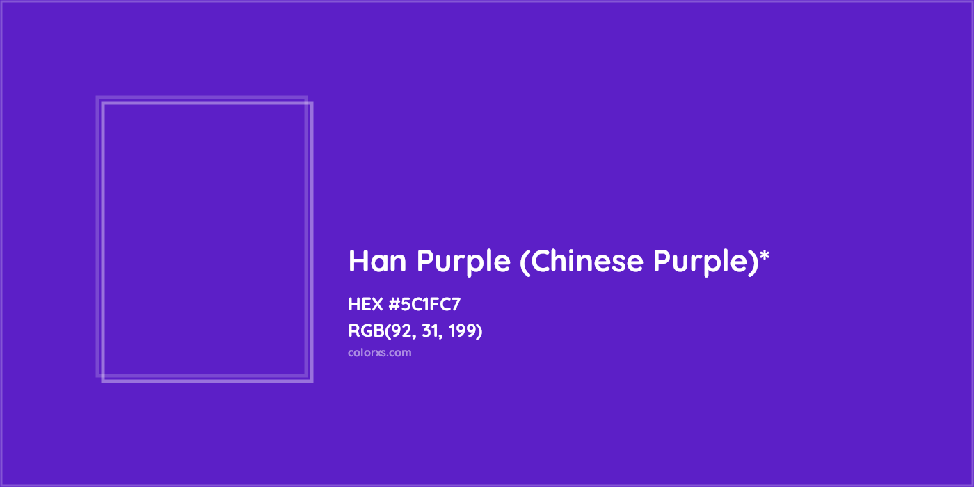 HEX #5C1FC7 Color Name, Color Code, Palettes, Similar Paints, Images