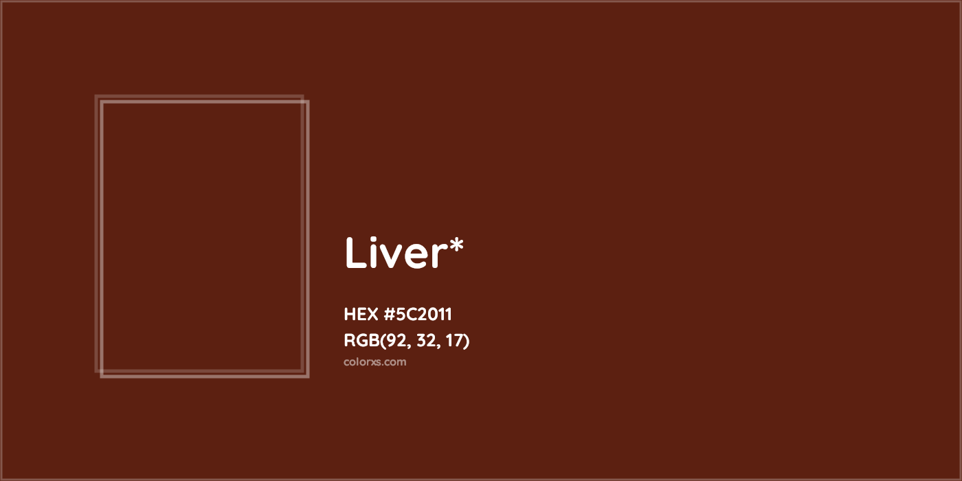 HEX #5C2011 Color Name, Color Code, Palettes, Similar Paints, Images